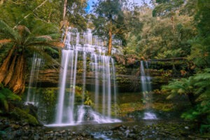 Russell Falls in Mount Field, Tasmania