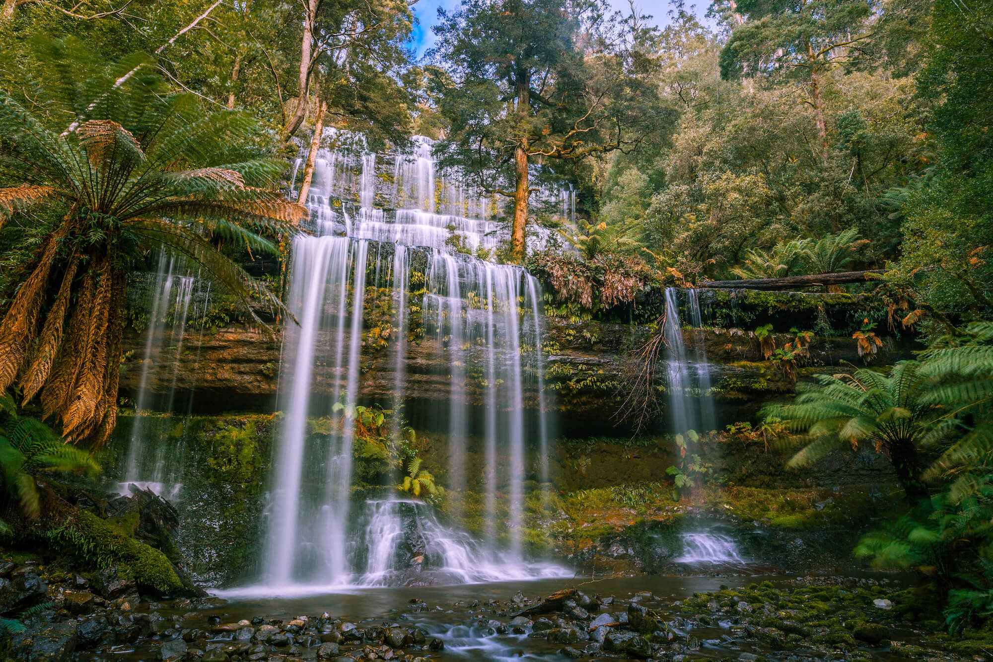 Russell Falls in Mount Field, Tasmania