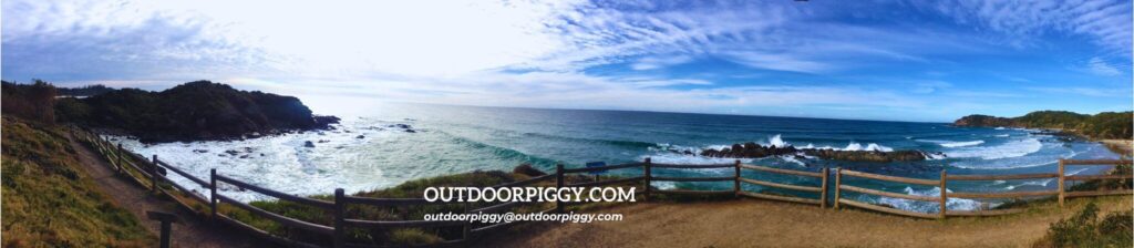 Sea view from Port Macquarie Coastal Walk